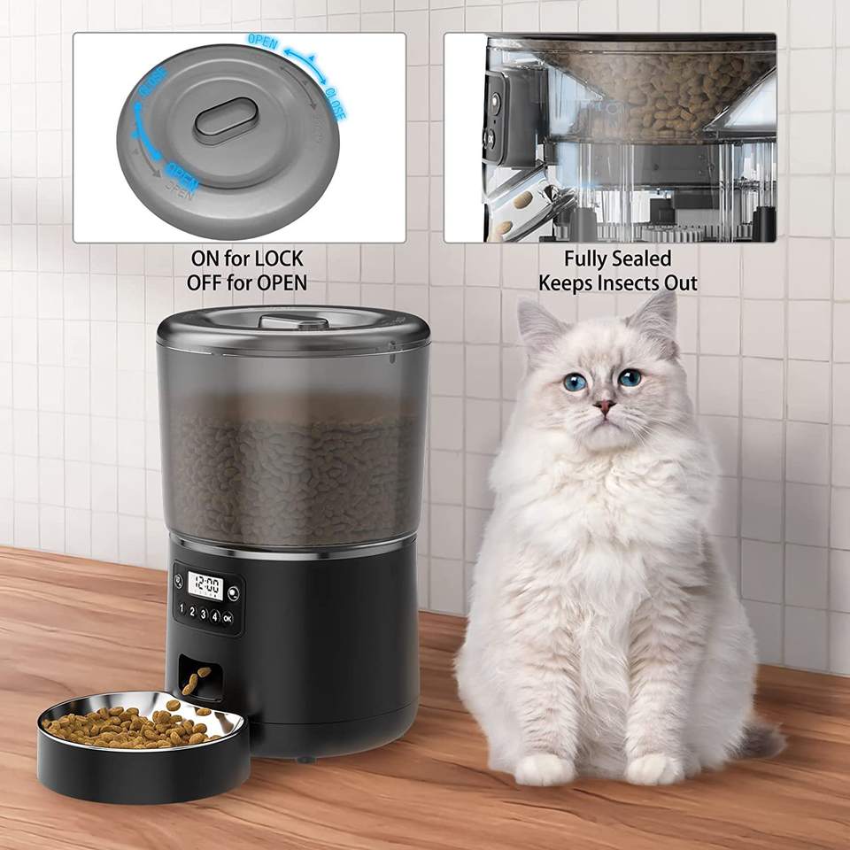 Smart WiFi Automatic Pet Feeder with App Control